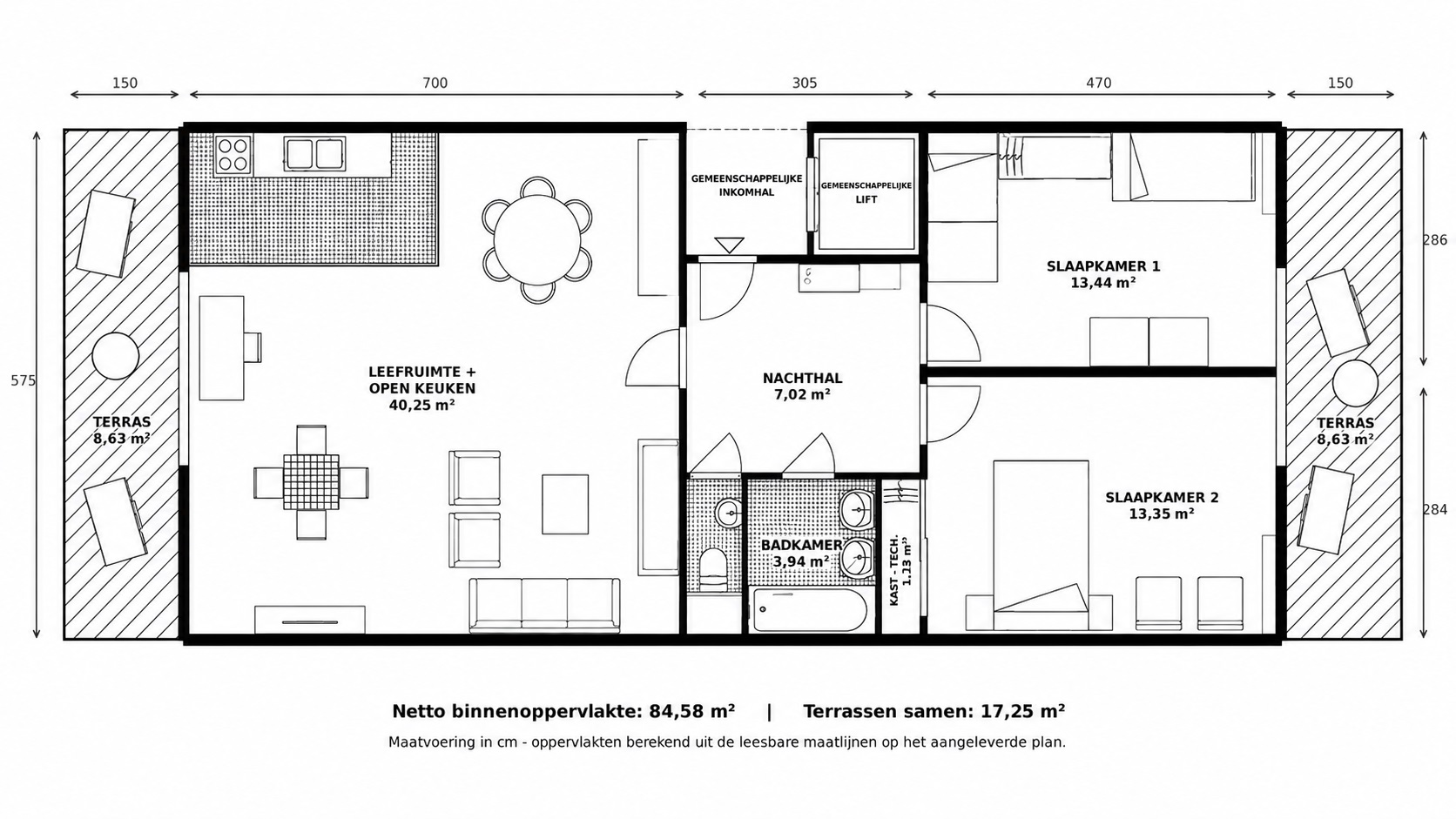 Topligging Saint-Luc – Ruim appartement met 2 terrassen, zwembad en tennisveld